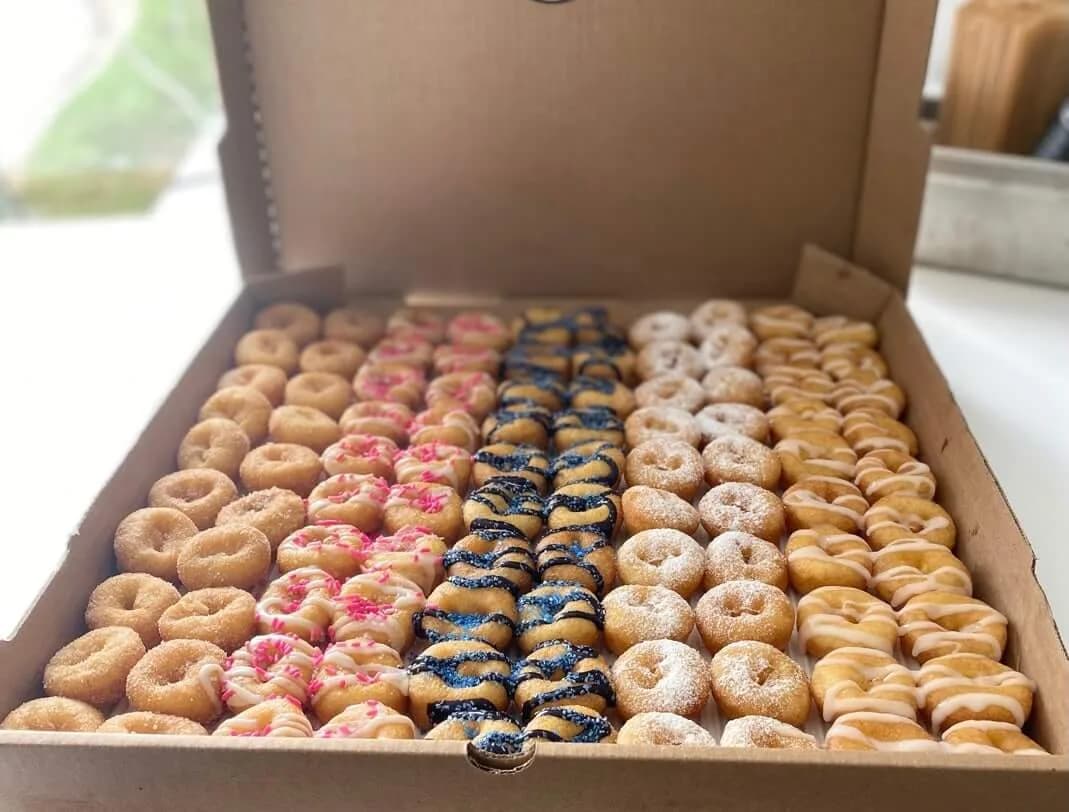 Tiny Little Donuts large box of mini donuts